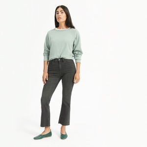 Everlane Kick Crop Jean washed black
